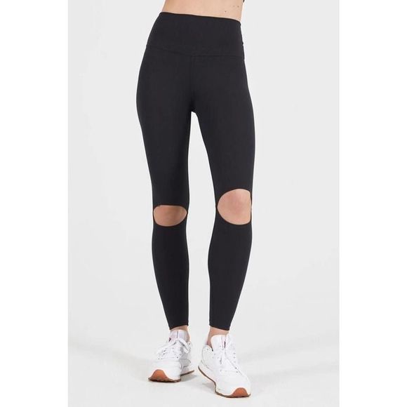 Joah Brown Pants - Joah Brown Cut Loose Legging - Sueded Onyx